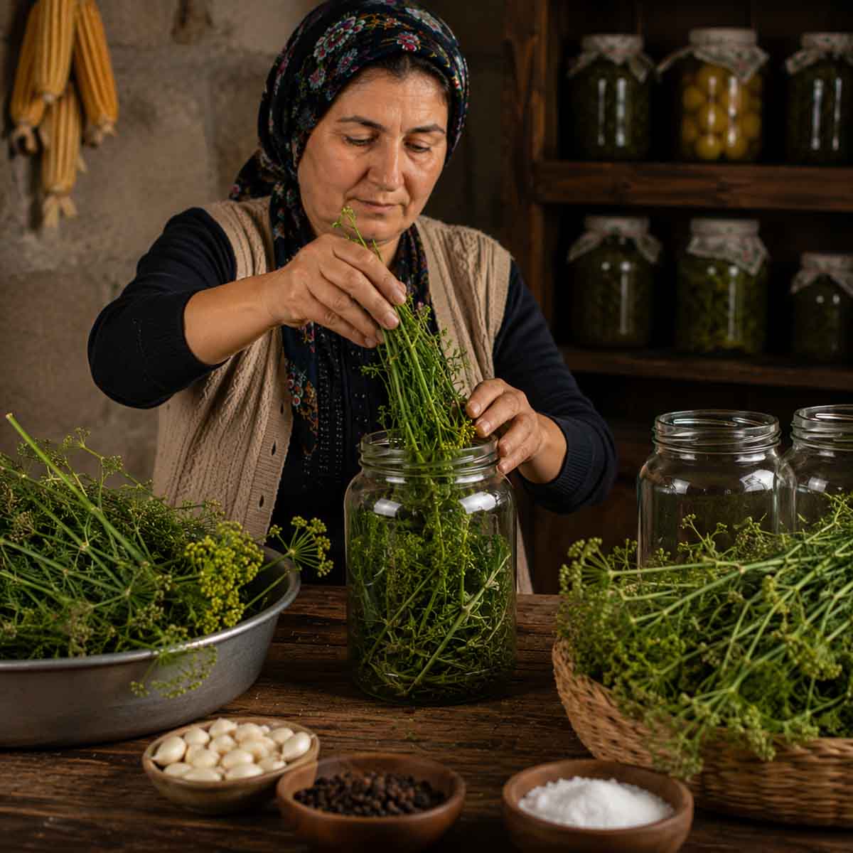 Çaşur Turşusu Nasıl Yapılır?