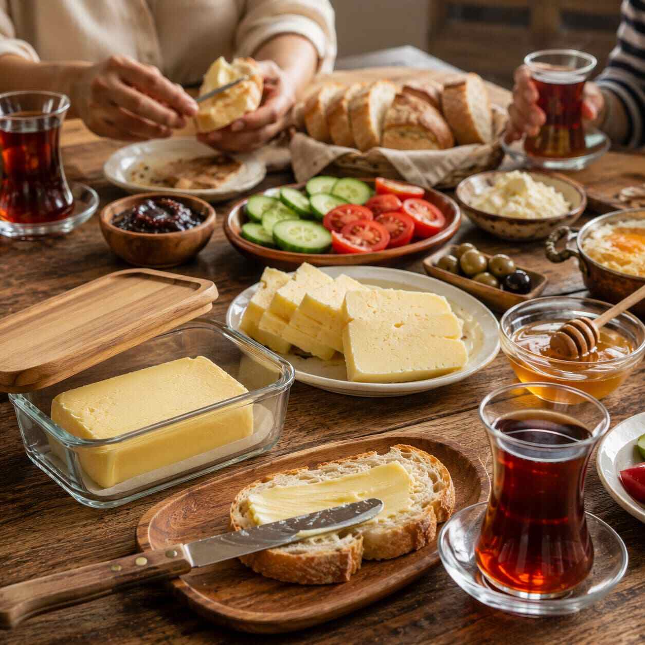 Doğru Saklanan Tereyağı ile Kahvaltı