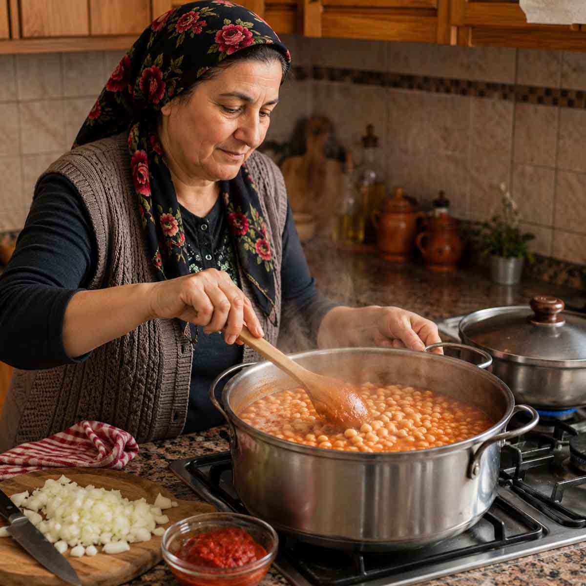 ispir fasulyesi pişirme adımları