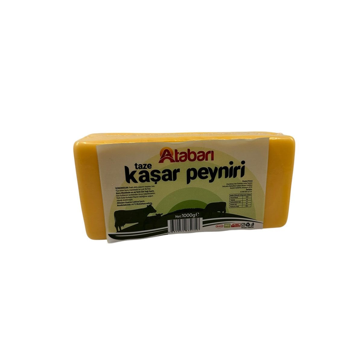 Taze Kars Kaşar Peyniri | 6 Ay Olgun, Tam Yağlı Lezzet (1 Kg)