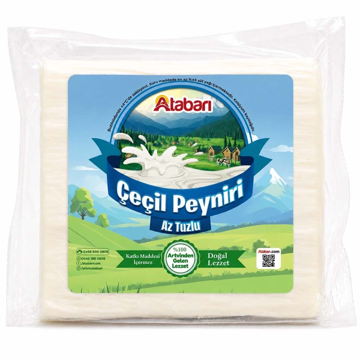 Çeçil Peyniri | Tel Tel Ayrılan Doğal Lezzet (1 Kg, Az Tuzlu)