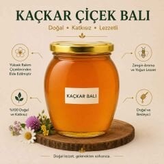 Kaçkar Çiçek Balı | Katkısız, Şekersiz Hakiki Bal (850 Gr)
