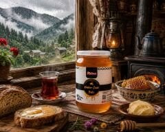 Kaçkar Çiçek Balı | Katkısız, Şekersiz Hakiki Bal (850 Gr)