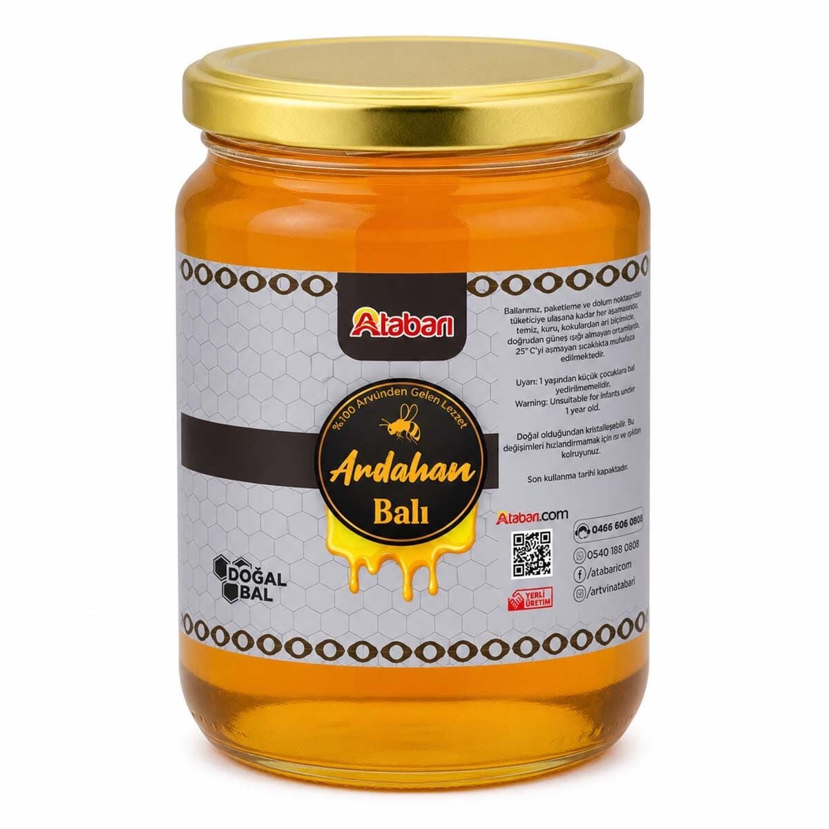 Ardahan Çiçek Balı | Yüksek Yaylaların En Saf Balı (850 Gr)
