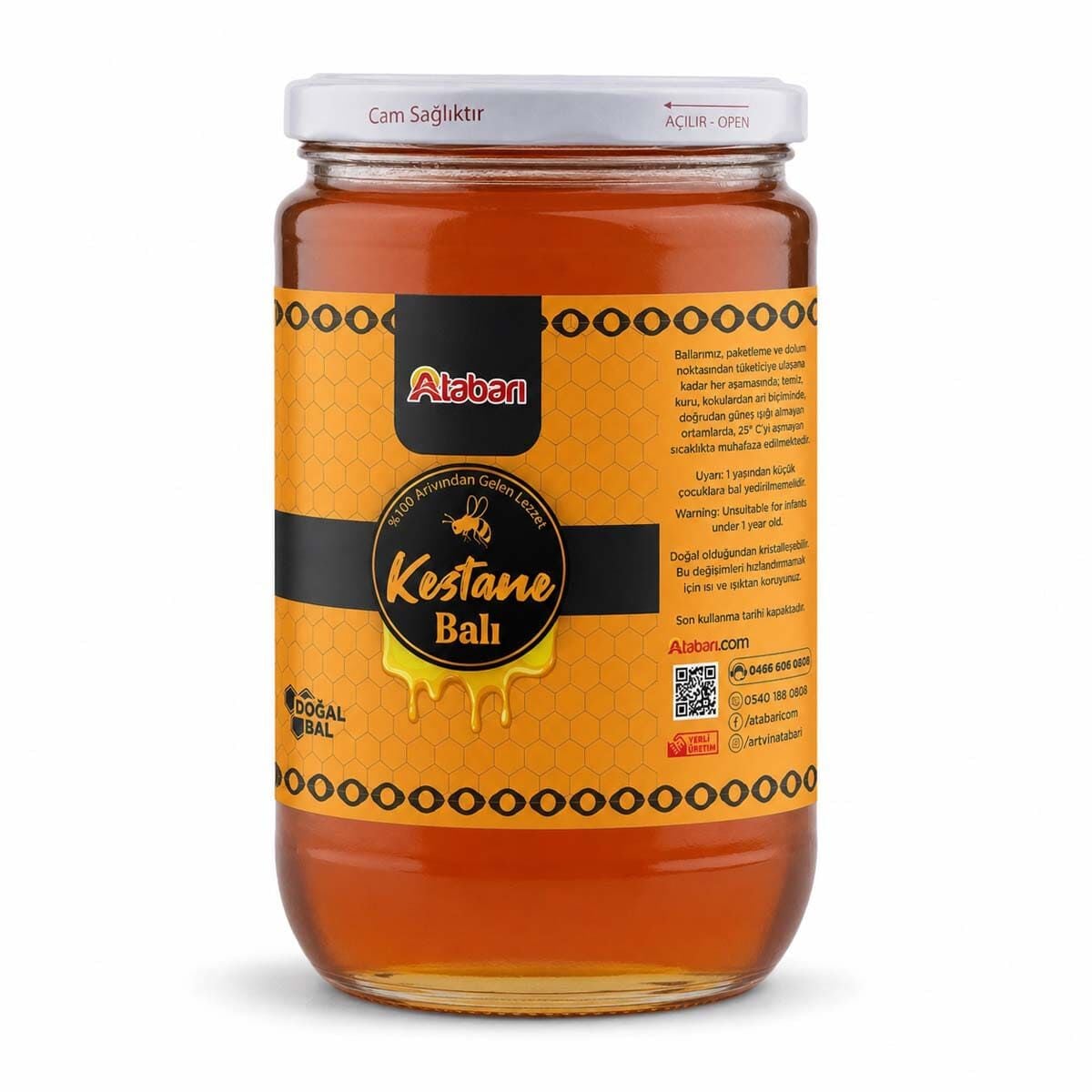 Kestane Balı | Boğazda İz Bırakan Yoğun Tat (850 Gr)