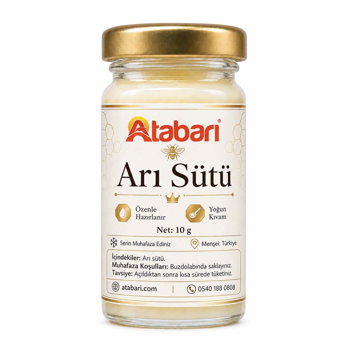 Arı Sütü – Doğanın Saf Gücü Cam Kavanozda (10 Gr)