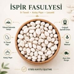 İspir Fasulyesi (1 Kg) | Erzurum’un Efsane Lezzeti