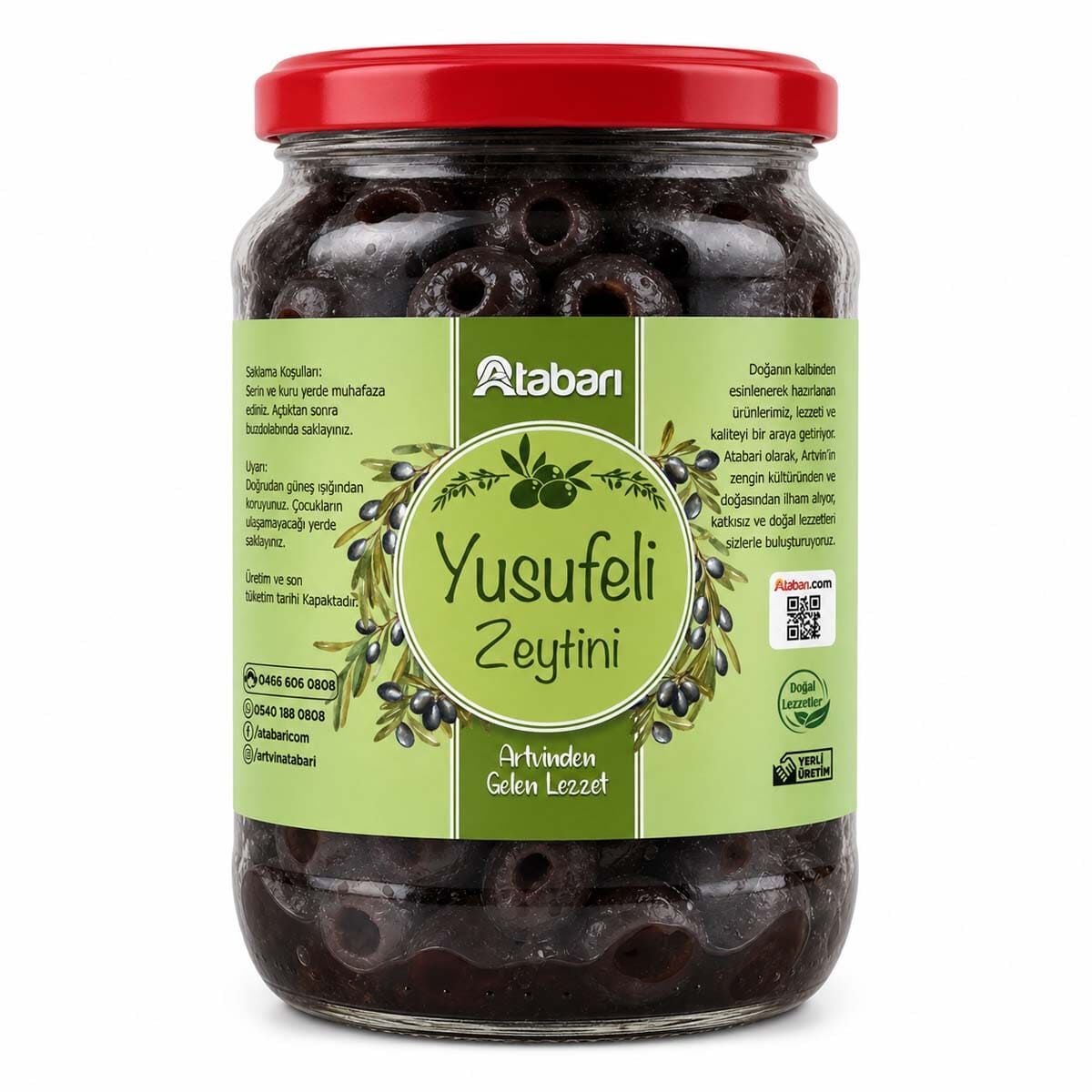 Yusufeli Zeytini | Dalından Sofranıza Taptaze (1 Kg)