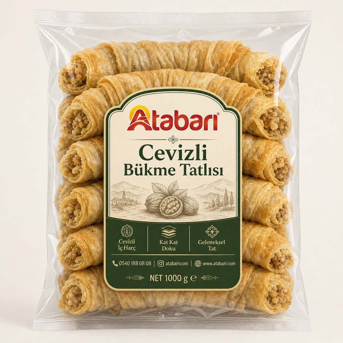 Cevizli Bükme Tatlısı – Tatlı Krizlerine Doğal Çözüm (1 Kg)