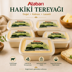 Atabarı Hakiki Tereyağı | Katkısız, Gerçek Tereyağı (1 Kg)