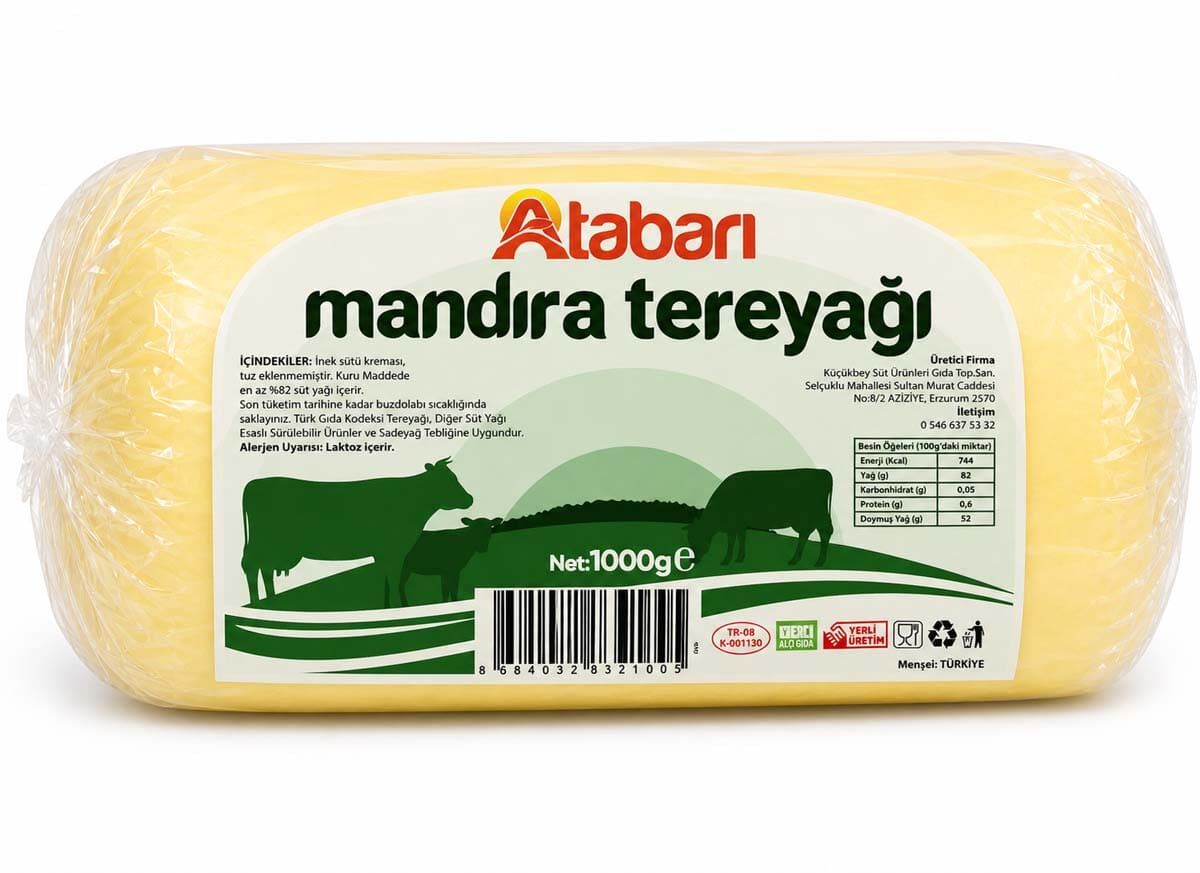 Atabarı Mandıra Tereyağı | Kahvaltılara Mis Gibi Doğallık