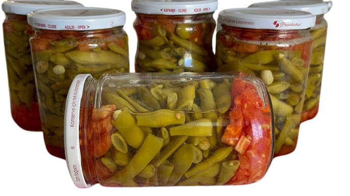 Ev Yapımı Taze Fasulye Konserve | Katkısız, Doğal (1 Kg)