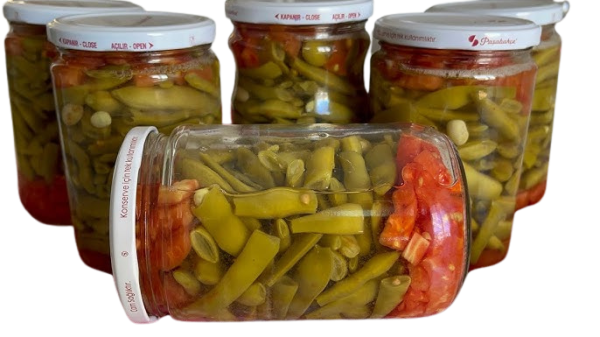 Ev Yapımı Taze Fasulye Konserve | Katkısız, Doğal (1 Kg)