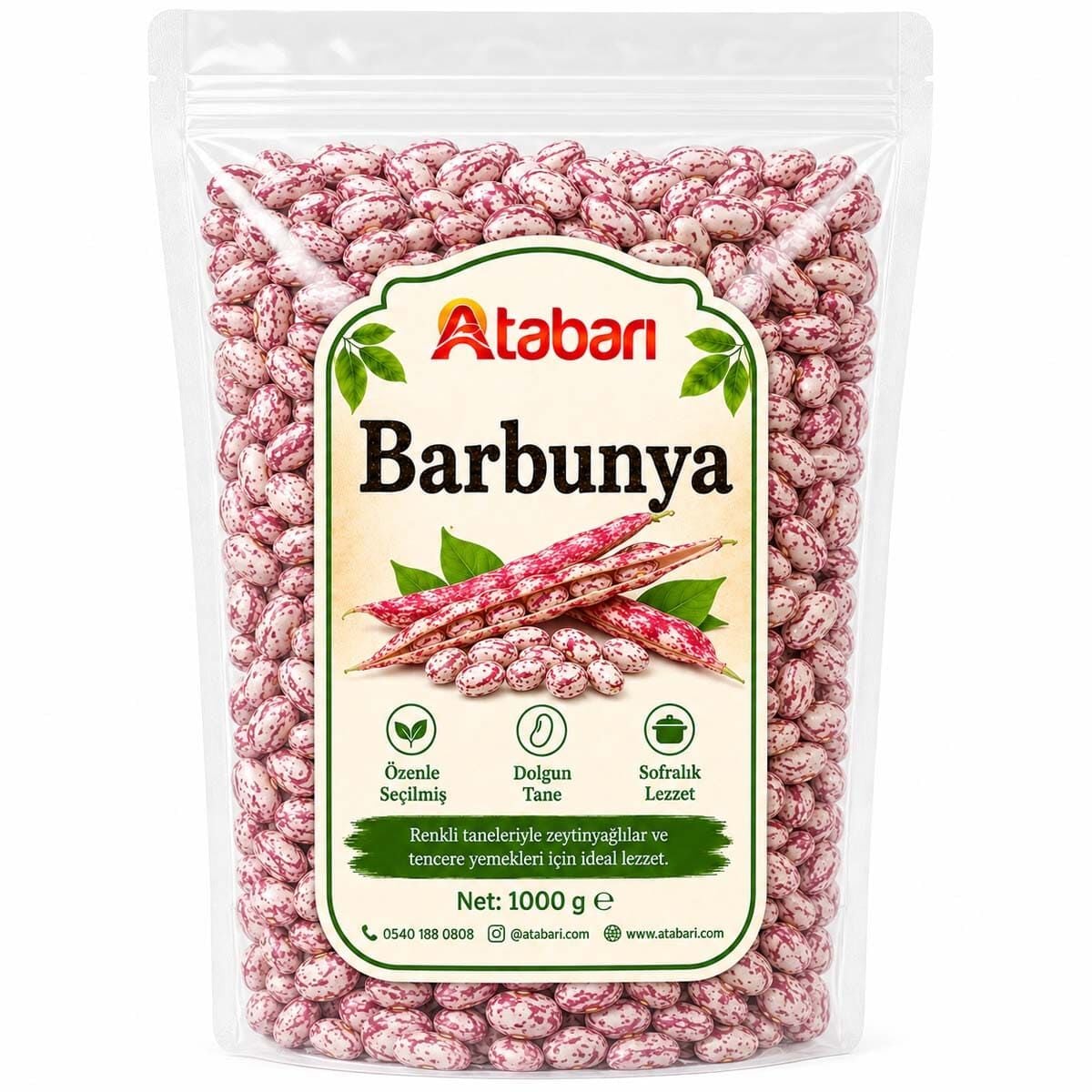 Barbunya Fasulye | Doğal, Besleyici ve Katkısız (1 Kg)