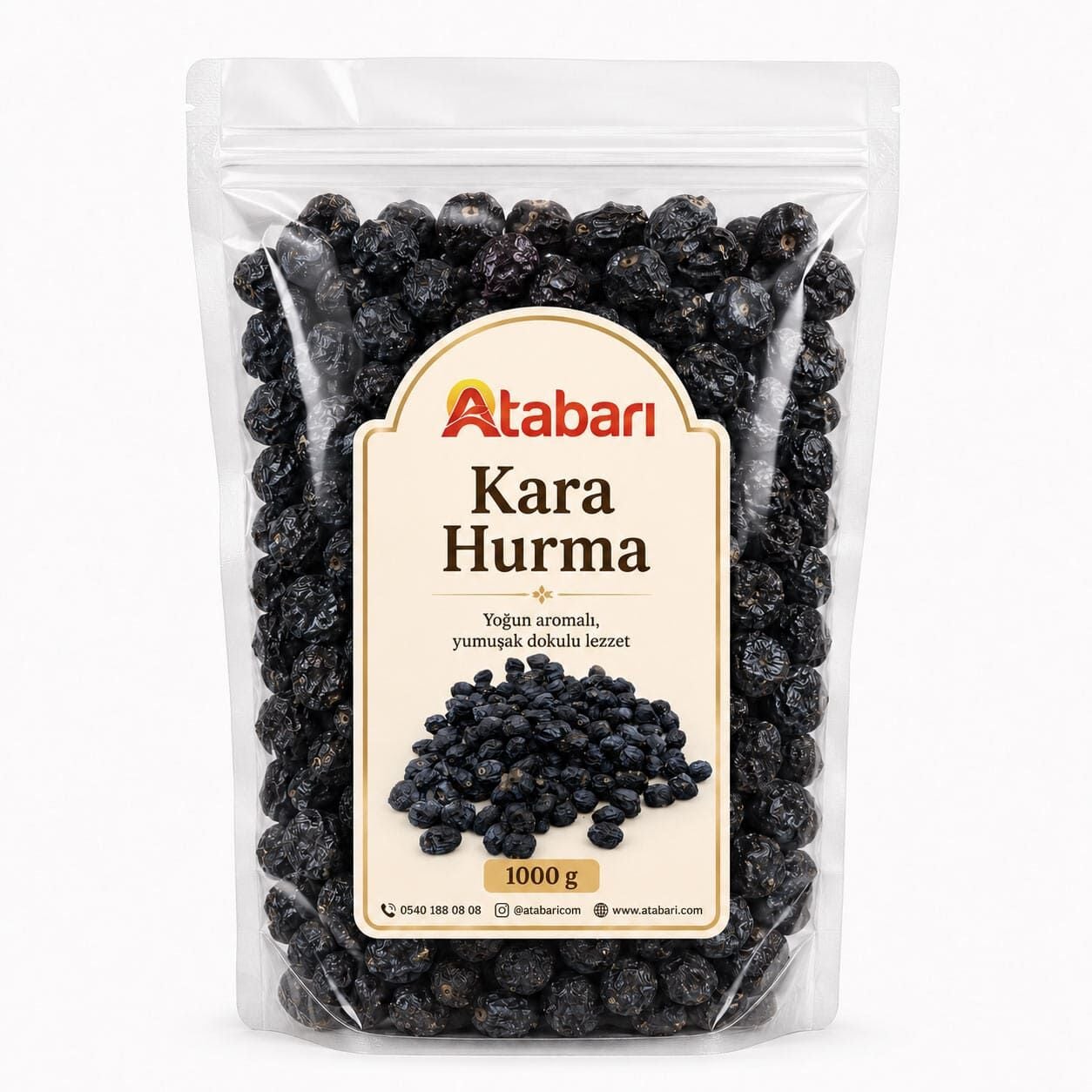 Kara Hurma | Katkısız ve Tamamen Doğal Meyve (1 Kg)