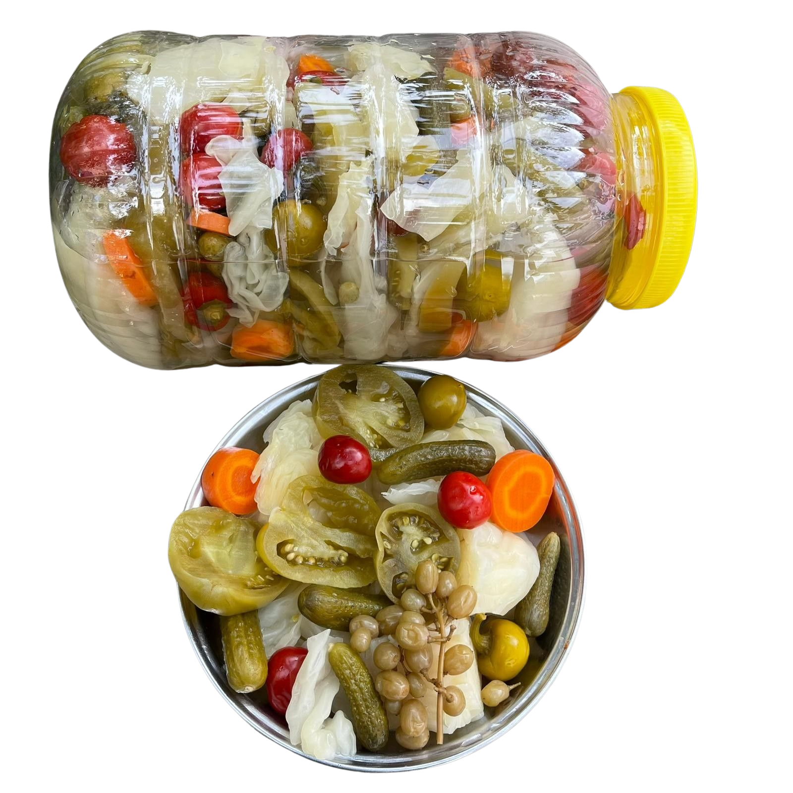 Karışık Turşu | Katkısız, Ev Yapımı ve Kıtır Kıtır (3 Kg)