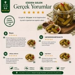 Salatalık Turşusu | Katkısız, Ev Yapımı, Kıtır Kıtır (3 Kg)