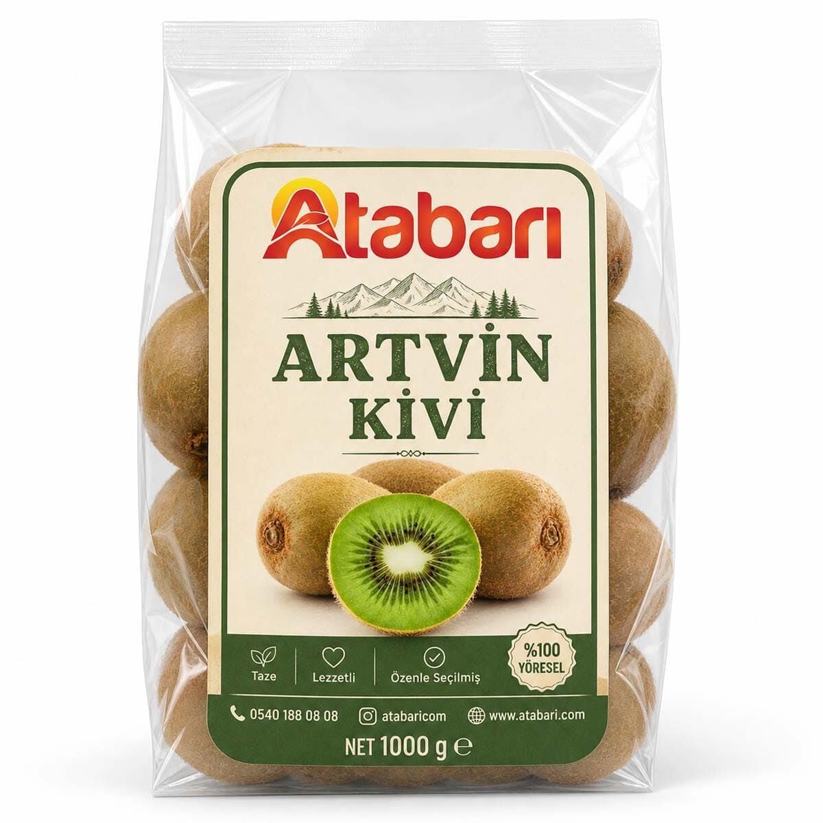 Artvin Kivi | Vitamin Dolu, Doğal ve Taptaze (1 Kg)