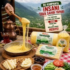 Atabarı Muhlama Paketi – Tava ve Mısır Unu Hediye