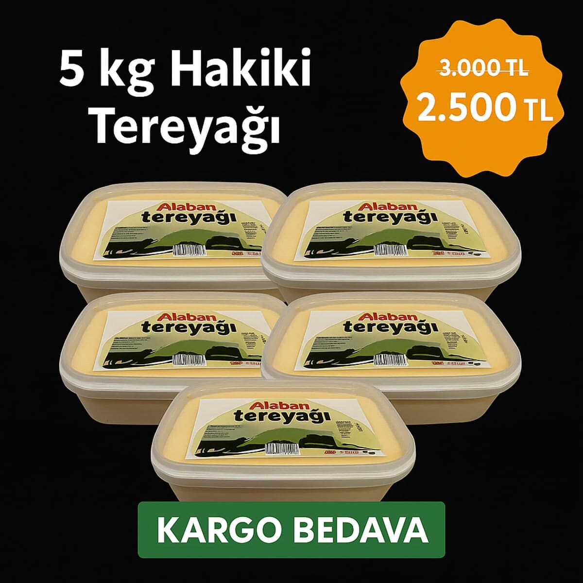 Atabarı Hakiki Tereyağı 5 kg Kampanya