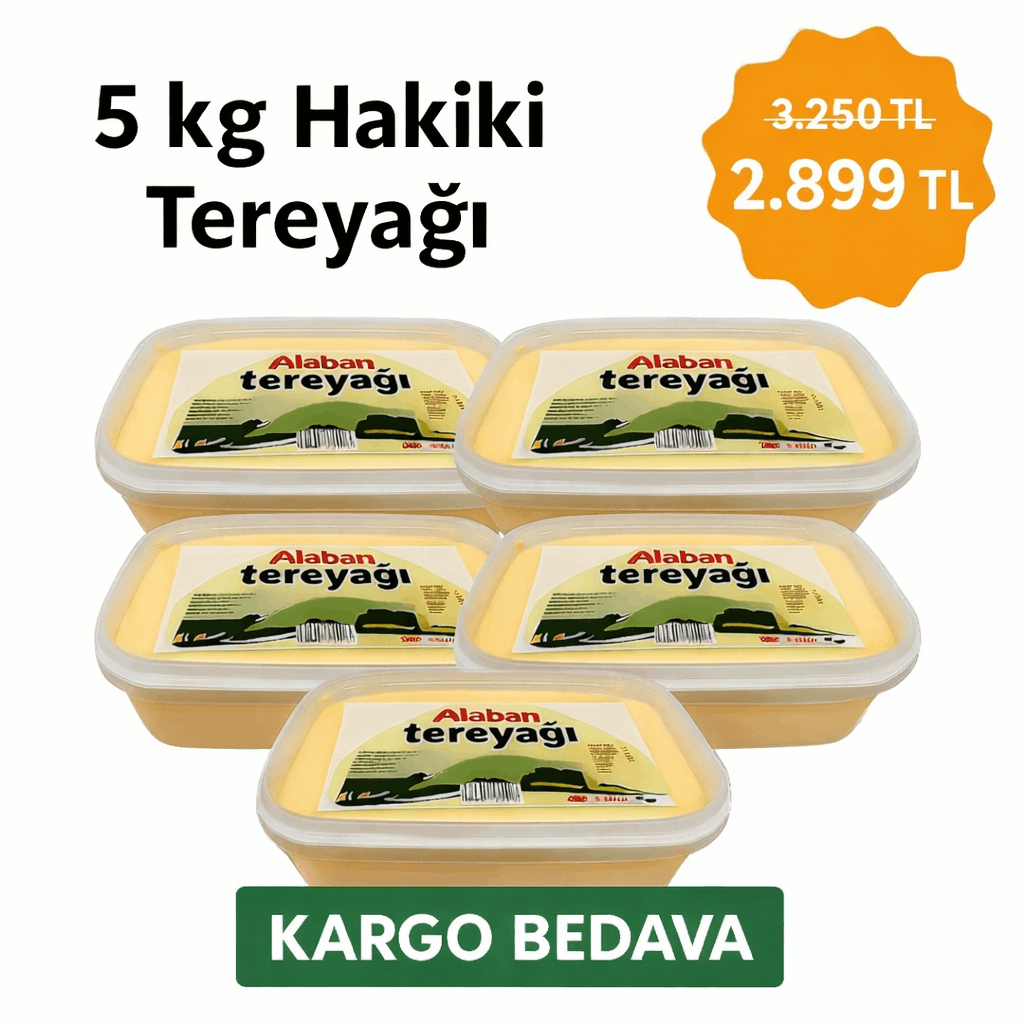 Atabarı Hakiki Tereyağı 5 kg Kampanya