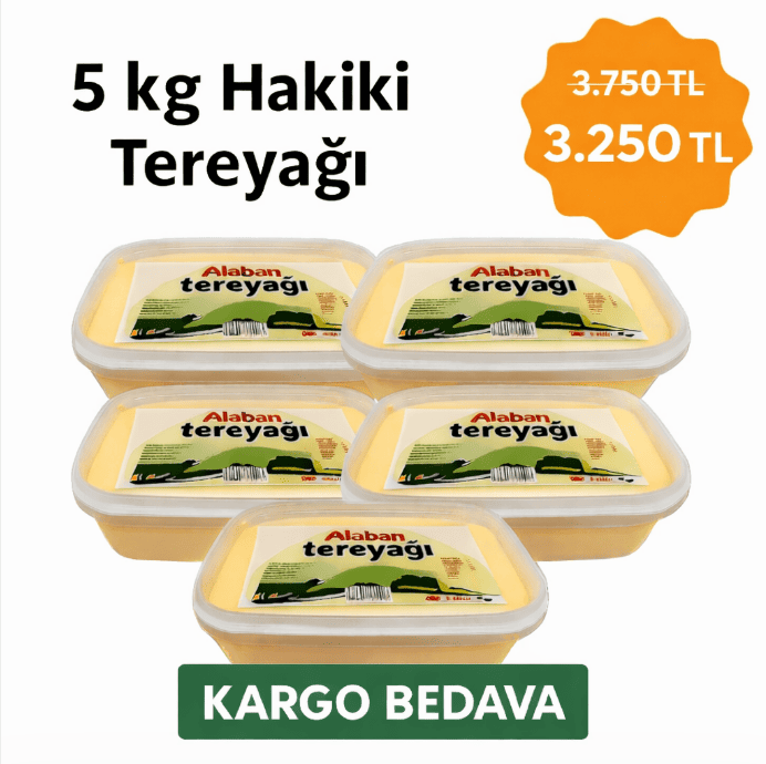 Atabarı Hakiki Tereyağı 5 kg Kampanya